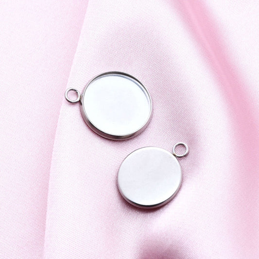 Stainless Steel Jewelry Findings: DIY Jewelry Time Gem Base
